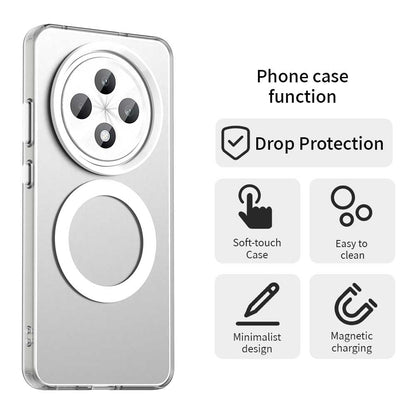 Coque MagSafe pour Oppo Reno12 FS 5G / Reno12 FS 4G / Reno12 F 4G / Reno12 F, Techsuit, CandyCase, Blanc