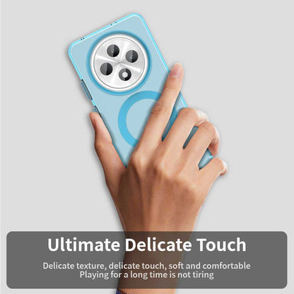 Coque MagSafe pour Oppo Reno12 FS 5G / Reno12 FS 4G / Reno12 F 4G / Reno12 F, Techsuit, CandyCase, Bleue