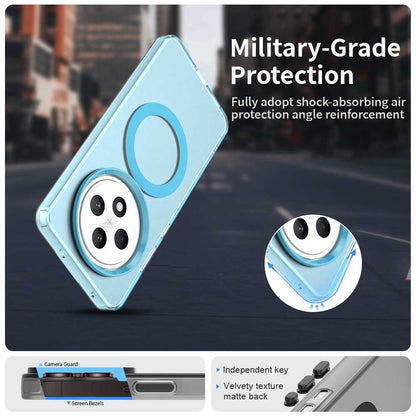 Coque MagSafe pour Oppo Reno12 FS 5G / Reno12 FS 4G / Reno12 F 4G / Reno12 F, Techsuit, CandyCase, Bleue