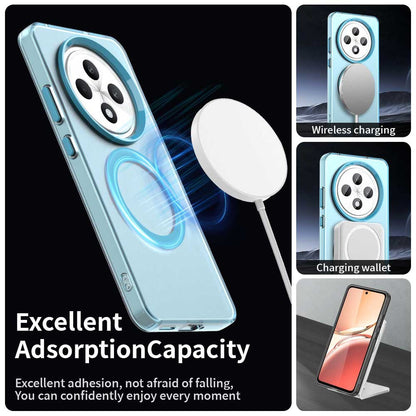Coque MagSafe pour Oppo Reno12 FS 5G / Reno12 FS 4G / Reno12 F 4G / Reno12 F, Techsuit, CandyCase, Bleue