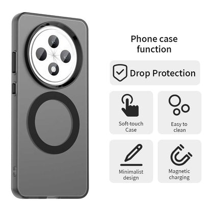Coque MagSafe pour Oppo Reno12 FS 5G / Reno12 FS 4G / Reno12 F 4G, Techsuit, CandyCase, Noire
