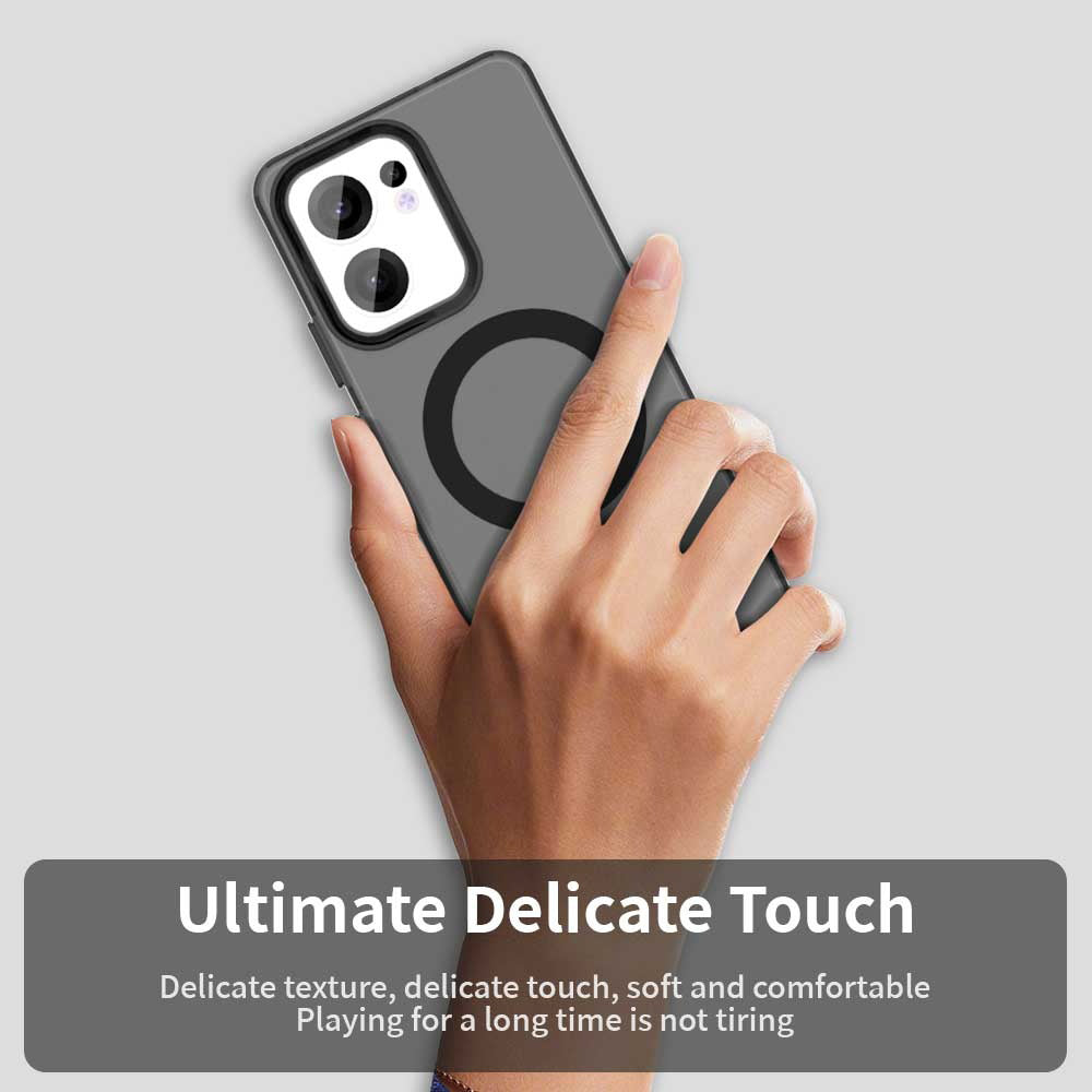 MagSafe-Hülle für Oppo Reno13 FS 5G / Reno13 F 4G / Reno13 F, Techsuit, CandyCase, Schwarz