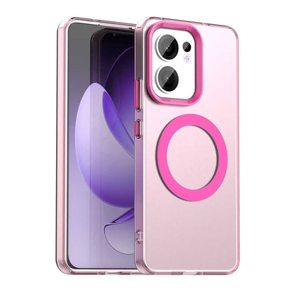 MagSafe-Hülle für Oppo Reno13 FS 5G / Reno13 F 4G / Reno13 F, Techsuit, CandyCase, Rosa