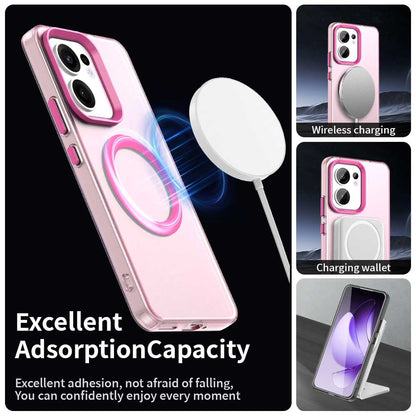 MagSafe-Hülle für Oppo Reno13 FS 5G / Reno13 F 4G / Reno13 F, Techsuit, CandyCase, Rosa