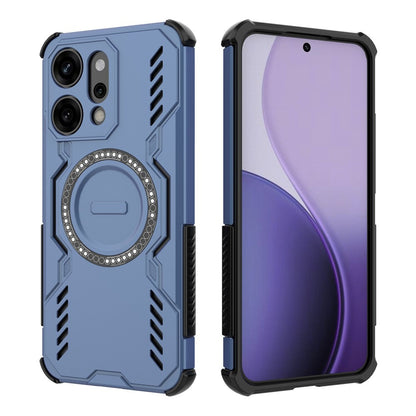MagSafe Case for Oppo Reno14 Pro, Techsuit, ArmorMag, Blue