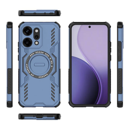 MagSafe Case for Oppo Reno14 Pro, Techsuit, ArmorMag, Blue
