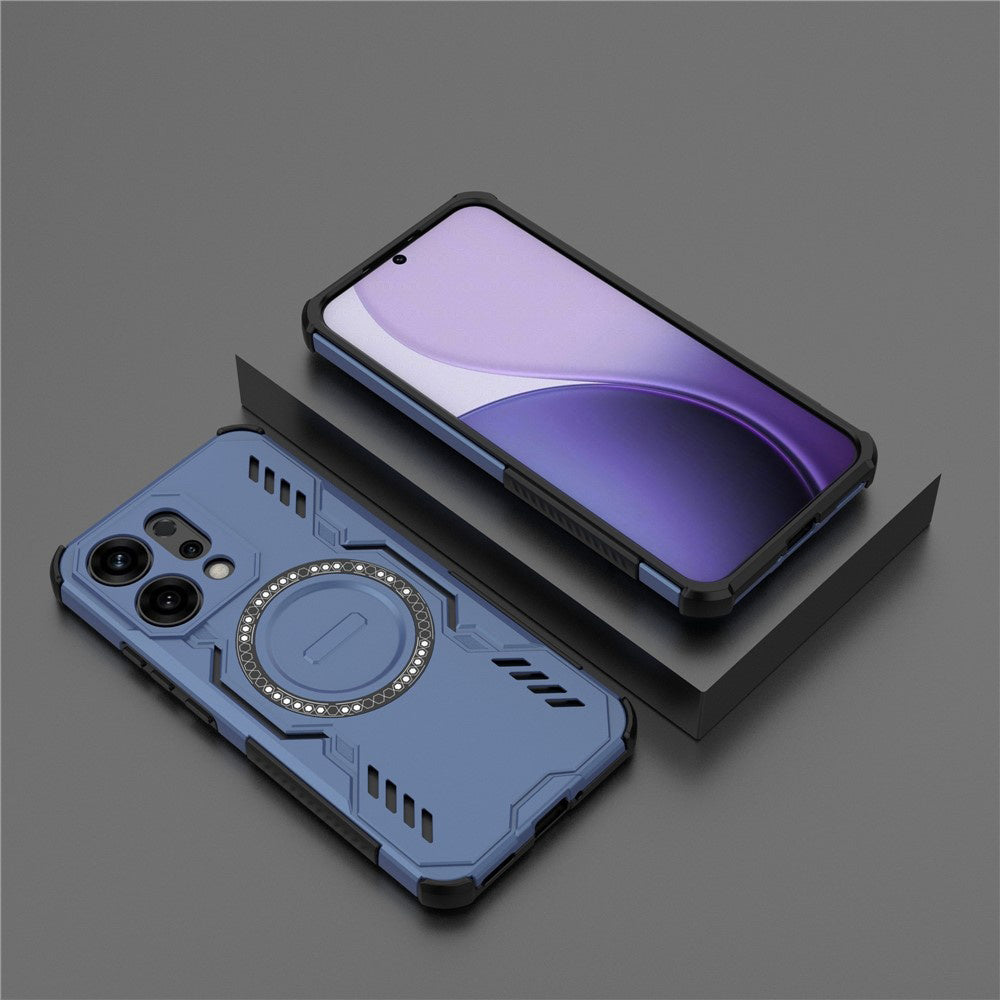 MagSafe Case for Oppo Reno14, Techsuit, ArmorMag, Blue