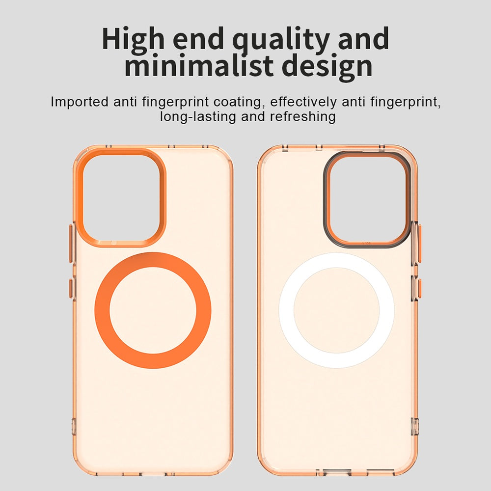 MagSafe Hülle für Oppo Reno14, Techsuit, CandyCase, Orange