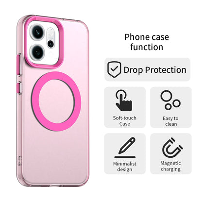 MagSafe Case for Oppo Reno14, Techsuit, CandyCase, Pink