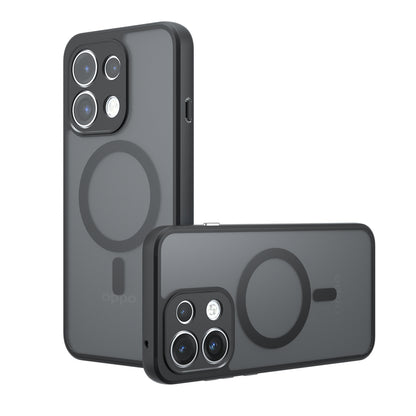MagSafe-Hülle für Oppo Reno16 F / Reno16 FS, Techsuit, PureFrost, Satin Schwarz