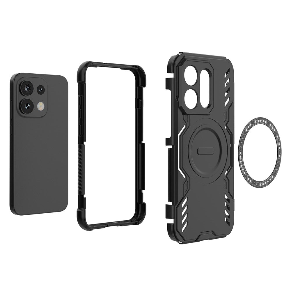 MagSafe-Hülle für Oppo Reno16 / Reno16 Pro, Techsuit, ArmorMag, Blau