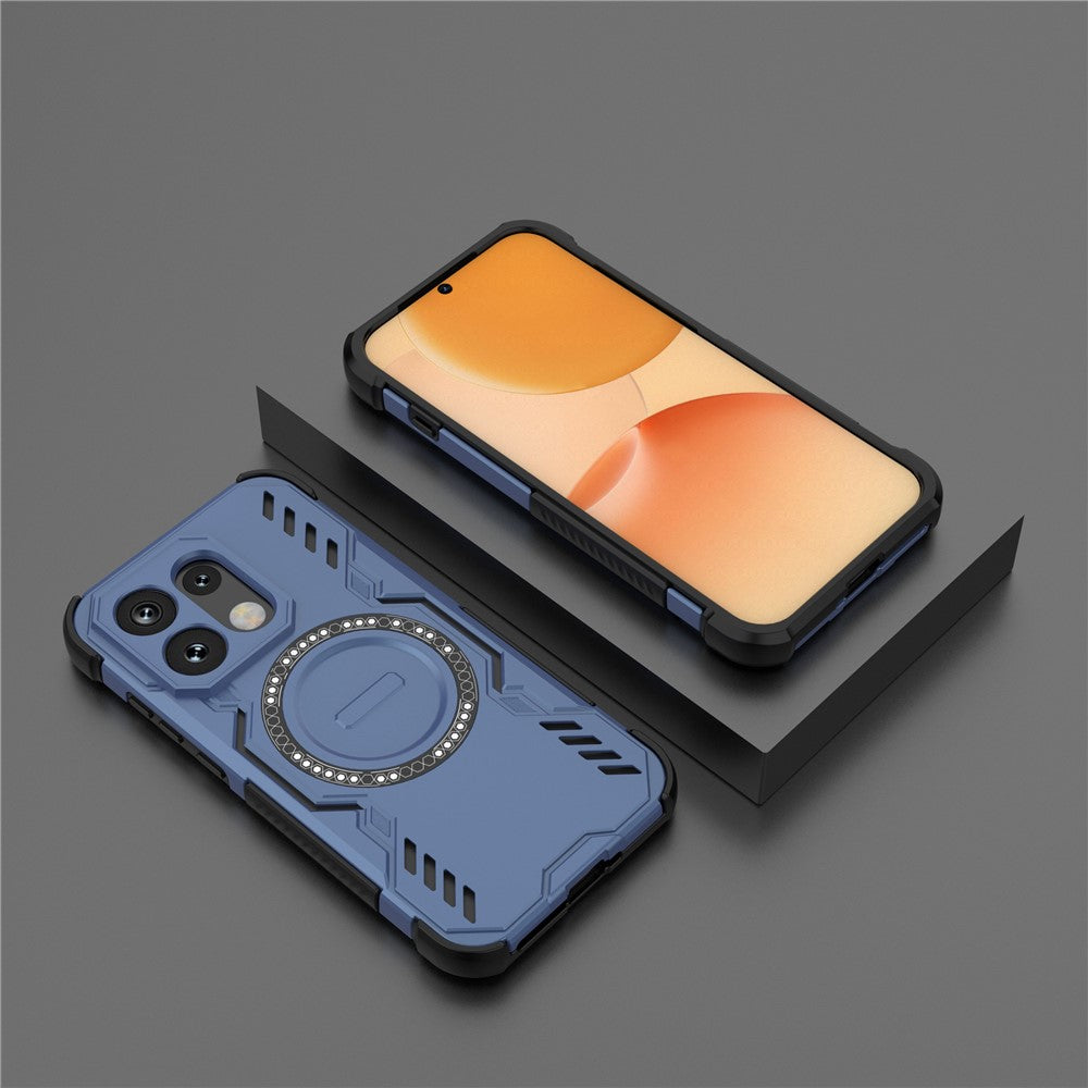 MagSafe-Hülle für Oppo Reno16 / Reno16 Pro, Techsuit, ArmorMag, Blau