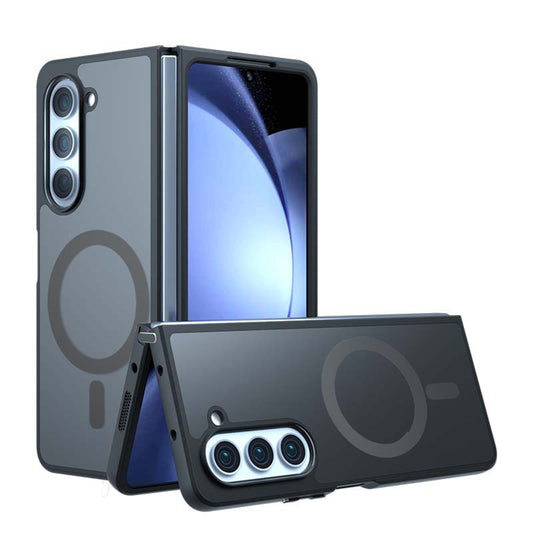 Coque MagSafe pour Samsung Galaxy Z Fold6 F956, Techsuit, PureFrost, Noire