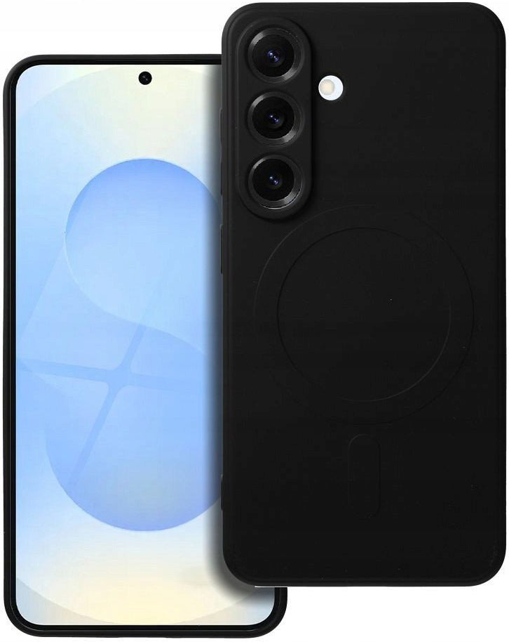 MagSafe Case for Samsung Galaxy S25 FE, OEM, Silicone, Black