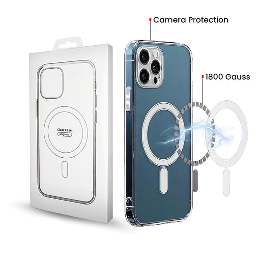 MagSafe-Hülle für Samsung Galaxy S26 Ultra S948, OEM, 1800 Gauss, Transparent