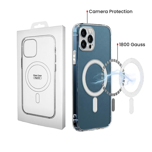 MagSafe-Hülle für Samsung Galaxy S26 S942, OEM, 1800 Gauss, Transparent