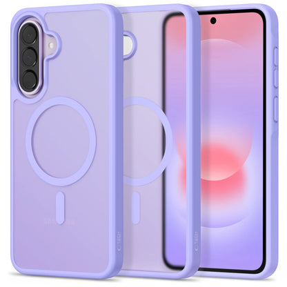Coque MagSafe pour Samsung Galaxy A57 5G, Tech-Protect, Magmat, Violet Mat