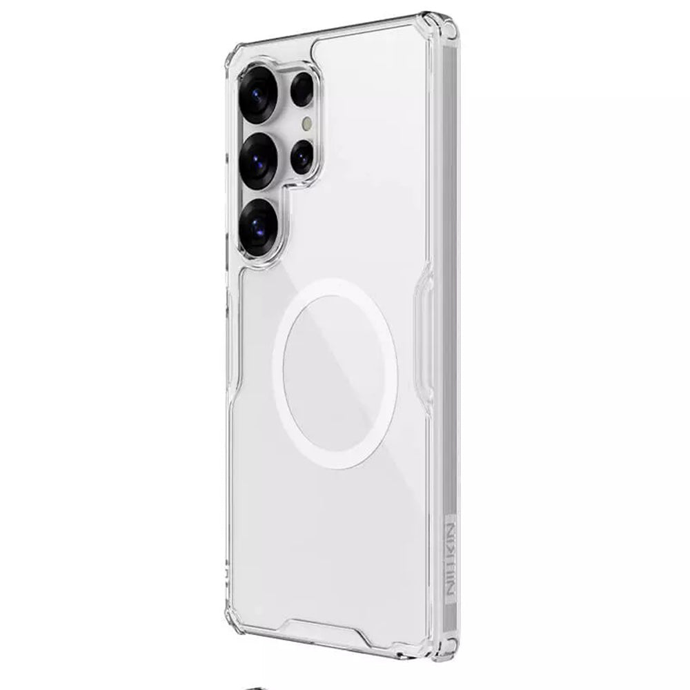 Coque MagSafe pour Samsung Galaxy S25 Ultra S938, Nillkin, Nature Pro, Transparente