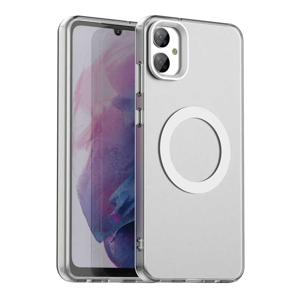 MagSafe-Hülle für Samsung Galaxy A05 A055, Techsuit, CandyCase, Weiß