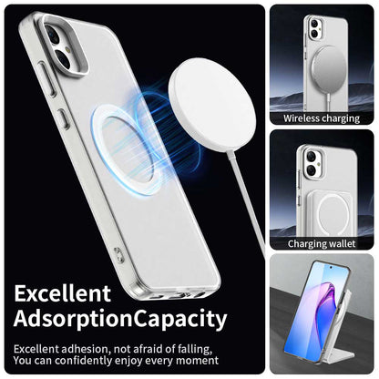 MagSafe-Hülle für Samsung Galaxy A05 A055, Techsuit, CandyCase, Weiß