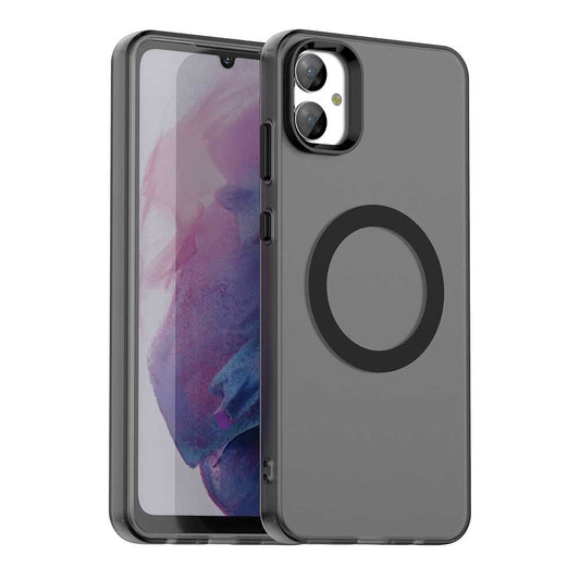 MagSafe-Hülle für Samsung Galaxy A05 A055, Techsuit, CandyCase, Schwarz