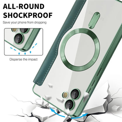 Coque MagSafe pour Samsung Galaxy A05 A055, Techsuit, SmartMag Book, Vert