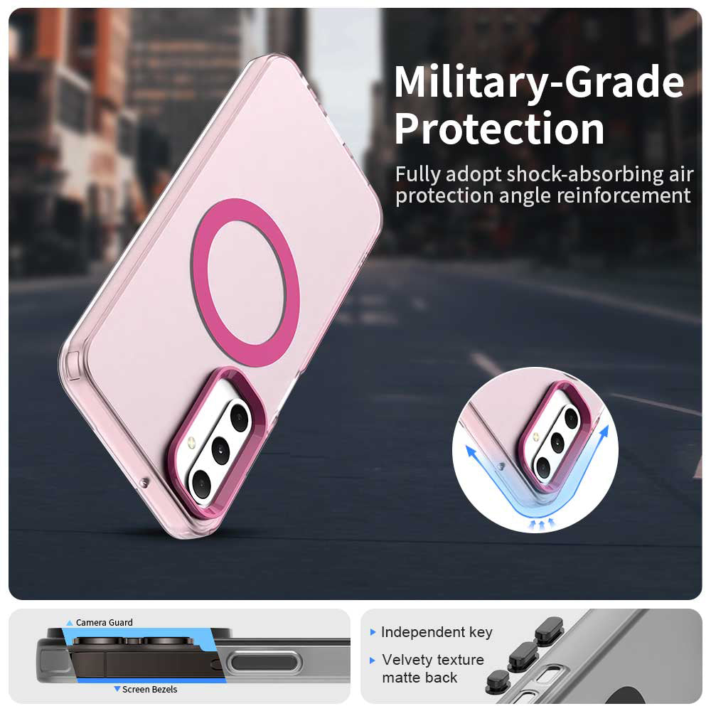 MagSafe-Hülle für Samsung Galaxy A05s A057, Techsuit, CandyCase, Rosa