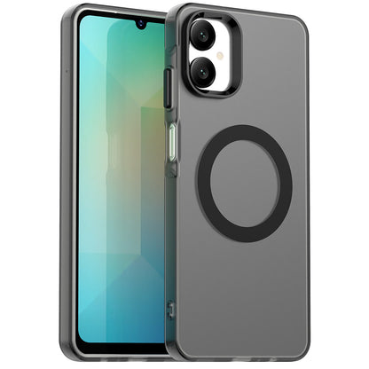 Coque MagSafe pour Samsung Galaxy A06 A065, Techsuit, CandyCase, Noire
