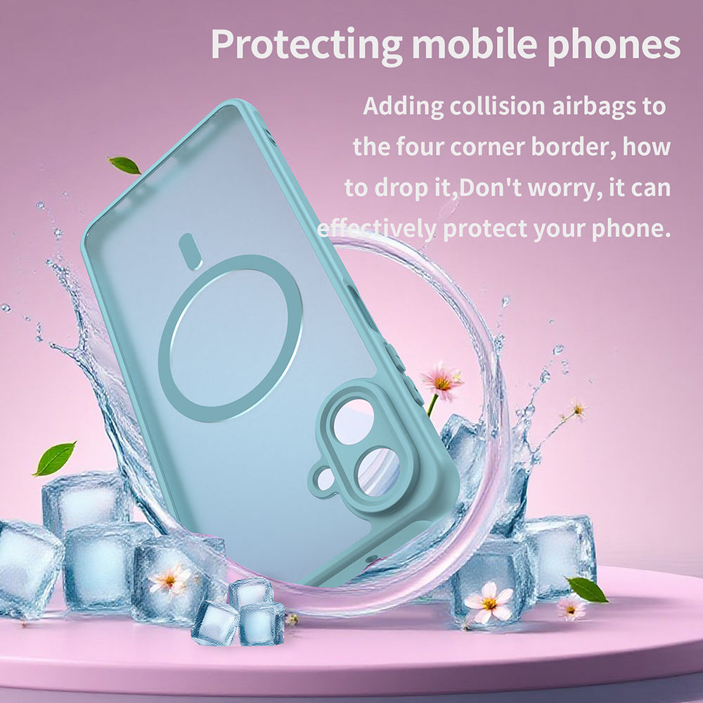 MagSafe Hülle für Samsung Galaxy A07 4G A075, Techsuit, HaloFrost II, Hellgrün