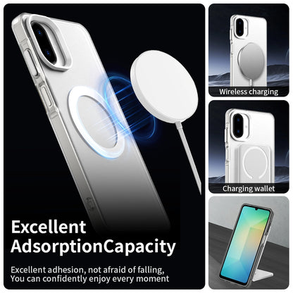 Coque MagSafe pour Samsung Galaxy A07 4G A075, Techsuit, CandyCase, Blanche