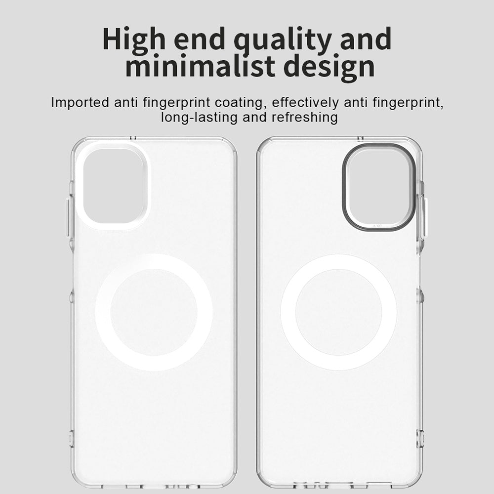 Coque MagSafe pour Samsung Galaxy A07 4G A075, Techsuit, CandyCase, Blanche