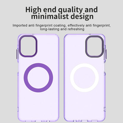 Coque MagSafe pour Samsung Galaxy A07 4G A075, Techsuit, CandyCase, Violet