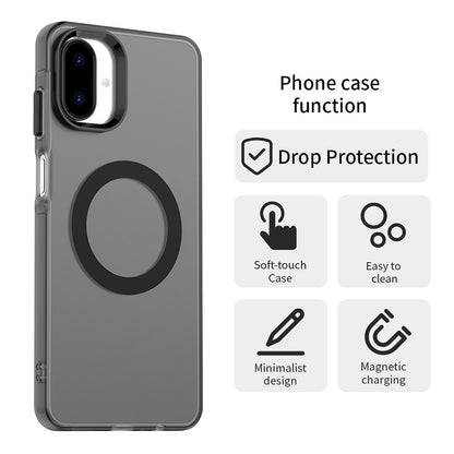 Coque MagSafe pour Samsung Galaxy A07 4G A075, Techsuit, CandyCase, Noire