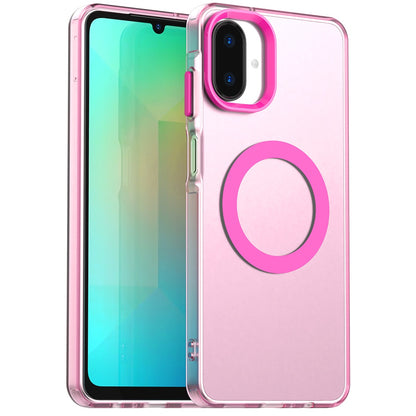 Coque MagSafe pour Samsung Galaxy A07 4G A075, Techsuit, CandyCase, Rose