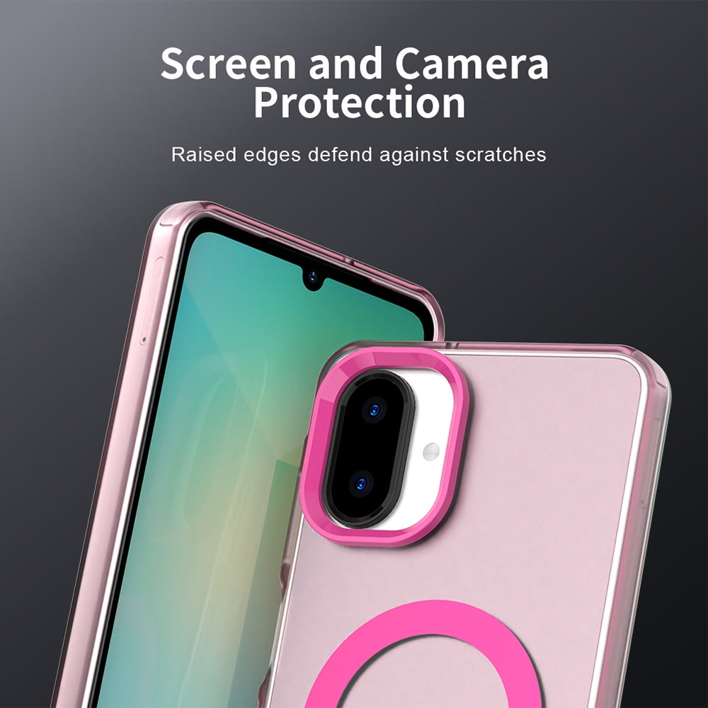 Coque MagSafe pour Samsung Galaxy A07 4G A075, Techsuit, CandyCase, Rose
