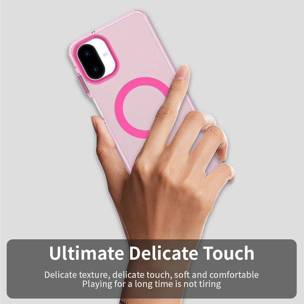 Coque MagSafe pour Samsung Galaxy A07 4G A075, Techsuit, CandyCase, Rose