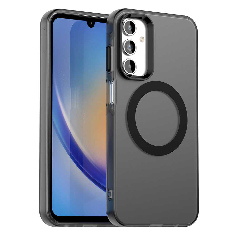MagSafe-Hülle für Samsung Galaxy A15 5G A156 / A15 A155, Techsuit, CandyCase, Schwarz
