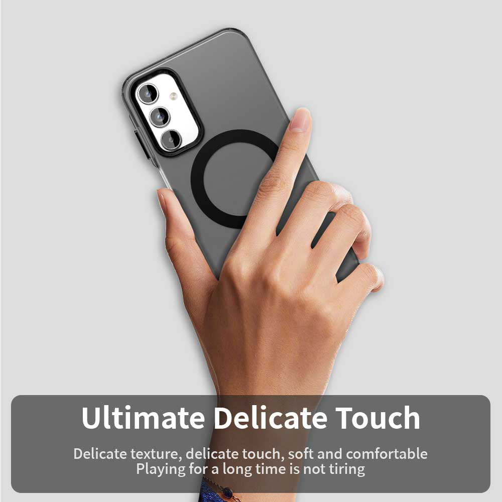MagSafe-Hülle für Samsung Galaxy A15 5G A156 / A15 A155, Techsuit, CandyCase, Schwarz