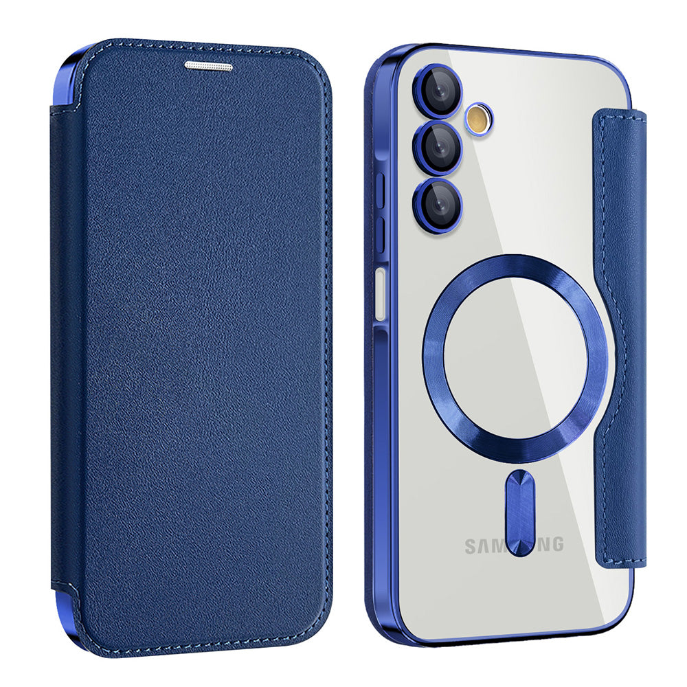 MagSafe-Hülle für Samsung Galaxy A15 5G A156 / A15 A155, Techsuit, SmartMag Book, Blau