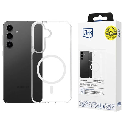 Coque MagSafe pour Samsung Galaxy A16 5G A166 / A16 4G A165, 3MK, Armor MagCase, Transparente
