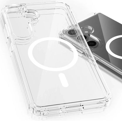 Coque MagSafe pour Samsung Galaxy A16 5G A166 / A16 4G A165, 3MK, Armor MagCase, Transparente