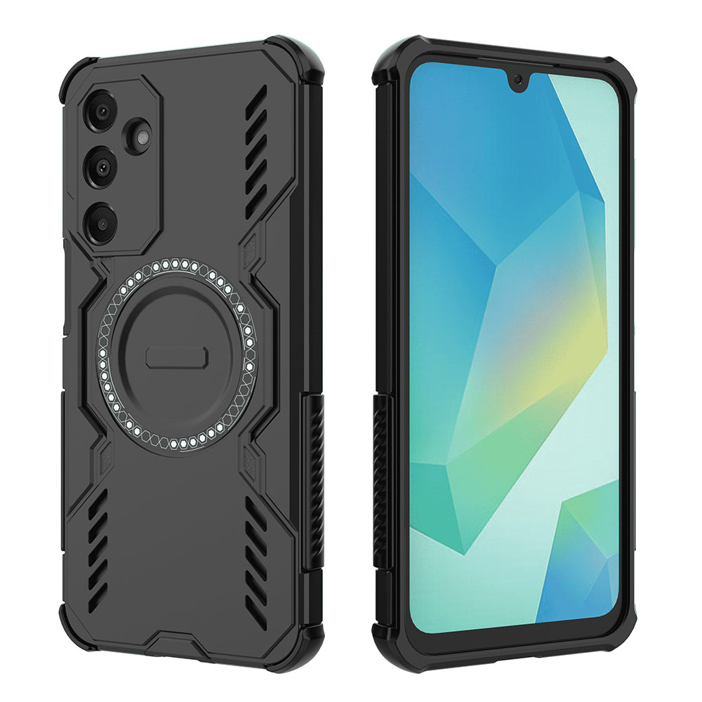 MagSafe Case for Samsung Galaxy A16 5G A166 / A16 4G A165, Techsuit, ArmorMag, Black