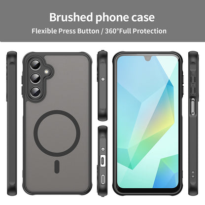 MagSafe Case for Samsung Galaxy A16 5G A166 / A16 4G A165, Techsuit, HaloFrost II, Black