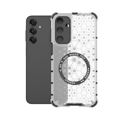 Coque MagSafe pour Samsung Galaxy A16 5G A166 / A16 4G A165, Techsuit, HoneyComb Shield, Blanche