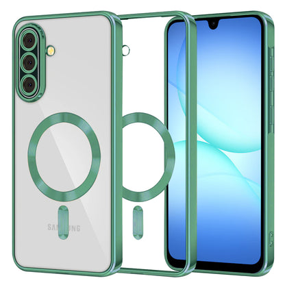 Coque MagSafe pour Samsung Galaxy A17 4G / A17 5G, Techsuit, Luxury Crystal, Vert Clair