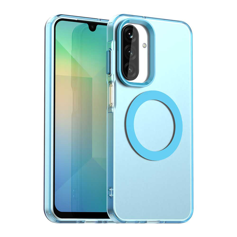 Coque MagSafe pour Samsung Galaxy A17 5G, Techsuit, CandyCase, Bleue