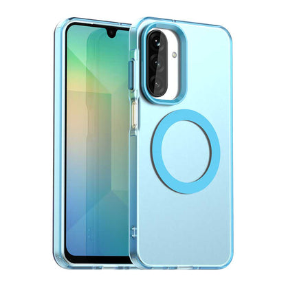Coque MagSafe pour Samsung Galaxy A17 5G, Techsuit, CandyCase, Bleue
