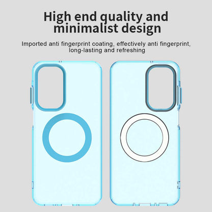 Coque MagSafe pour Samsung Galaxy A17 5G, Techsuit, CandyCase, Bleue