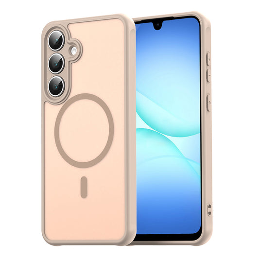 Coque MagSafe pour Samsung Galaxy A17 5G, Techsuit, HaloFrost II, Dorée