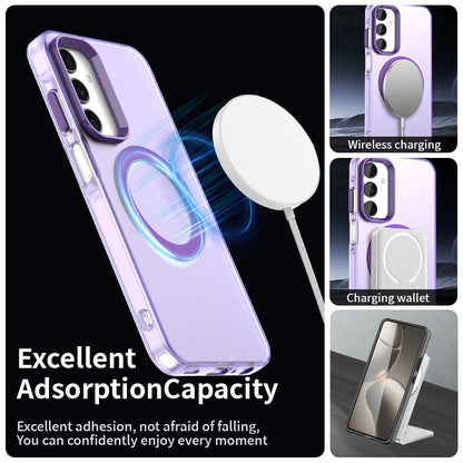 MagSafe-Hülle für Samsung Galaxy A25 A256, Techsuit, CandyCase, Lila